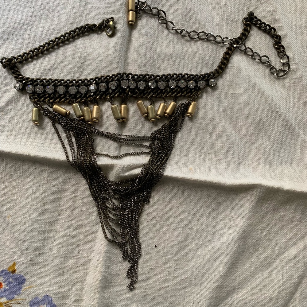 CALVIN KLEIN statement necklaces.